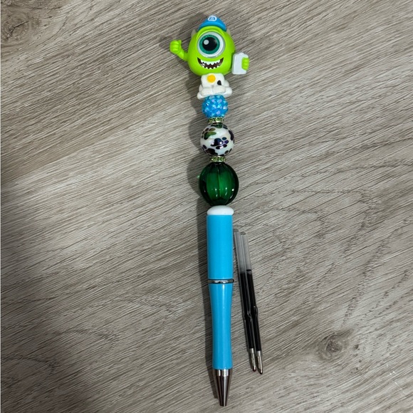 Disney Doorables Mike Wazowski Handmade Pen - Picture 1 of 1